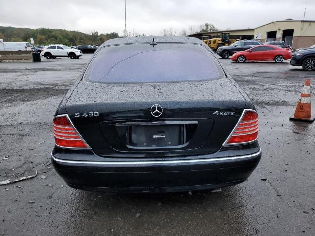 WDBNG83J23A362185 - 2003 MERCEDES-BENZ S 430 4MATIC BLACK photo 6