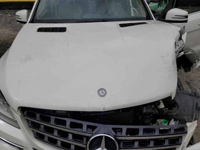 4JGDA5HB3CA039502 - 2012 MERCEDES-BENZ ML 350 4MATIC WHITE photo 12