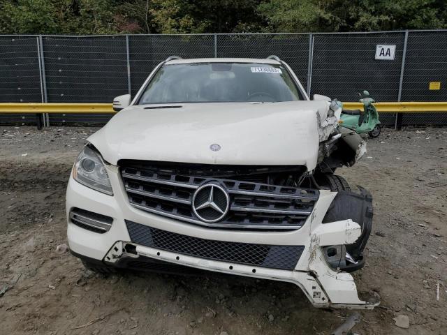 4JGDA5HB3CA039502 - 2012 MERCEDES-BENZ ML 350 4MATIC WHITE photo 5
