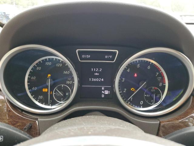 4JGDA5HB3CA039502 - 2012 MERCEDES-BENZ ML 350 4MATIC WHITE photo 9