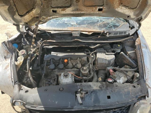 2HGFG1B69BH515088 - 2011 HONDA CIVIC LX ვერცხლისფერი ფოტო 11