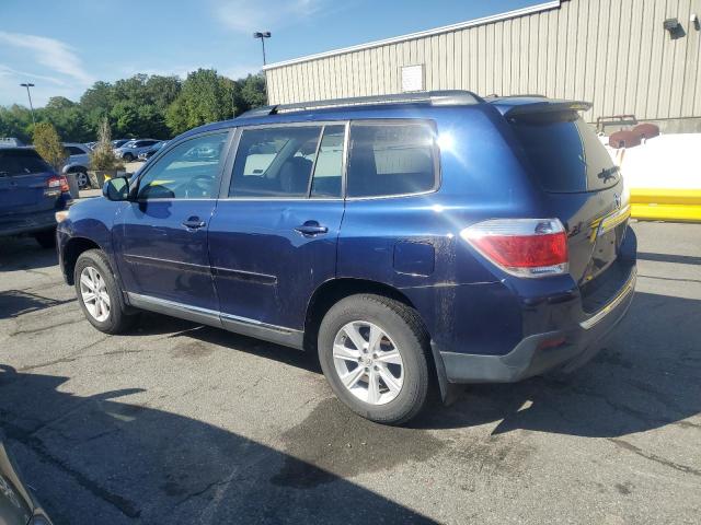 5TDBK3EHXDS179976 - 2013 TOYOTA HIGHLANDER BASE Синий фото 2