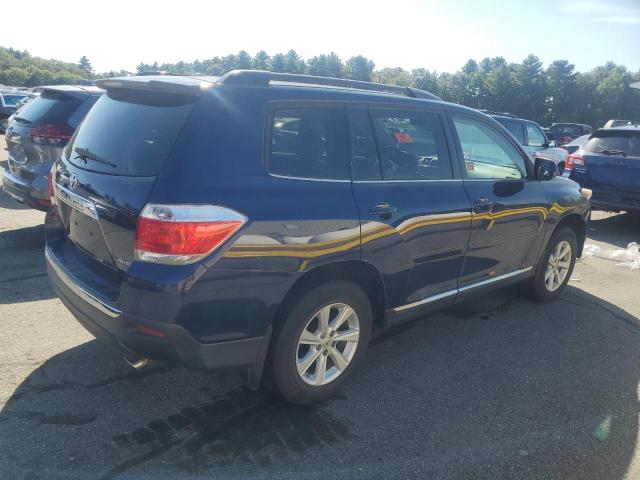 5TDBK3EHXDS179976 - 2013 TOYOTA HIGHLANDER BASE Синий фото 3