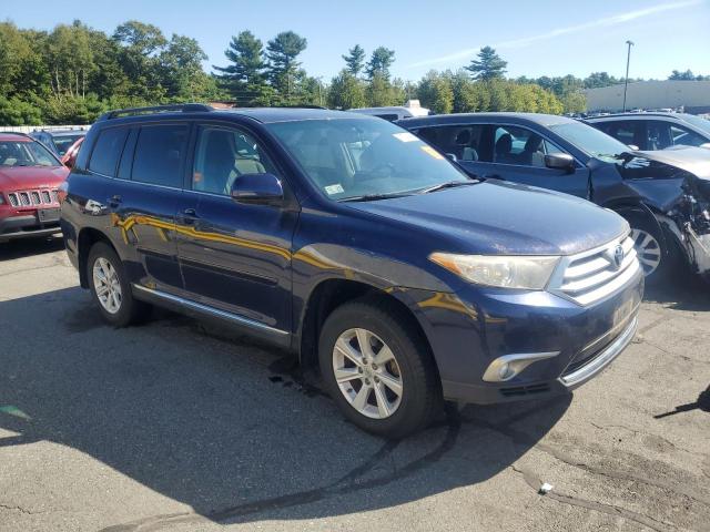 5TDBK3EHXDS179976 - 2013 TOYOTA HIGHLANDER BASE Синий фото 4
