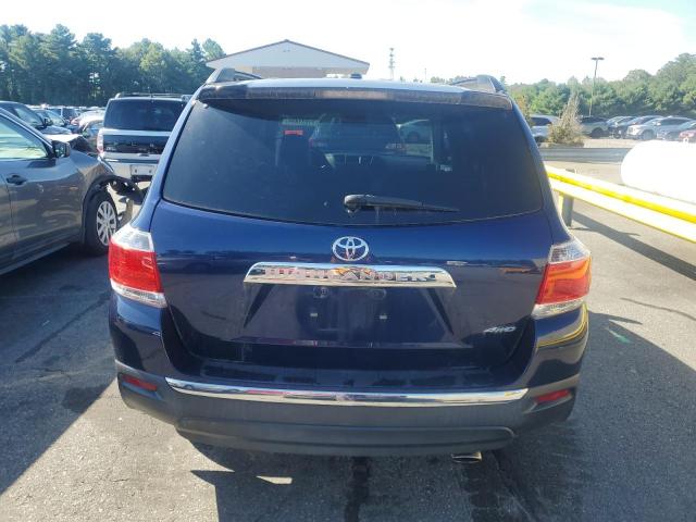 5TDBK3EHXDS179976 - 2013 TOYOTA HIGHLANDER BASE Синий фото 6