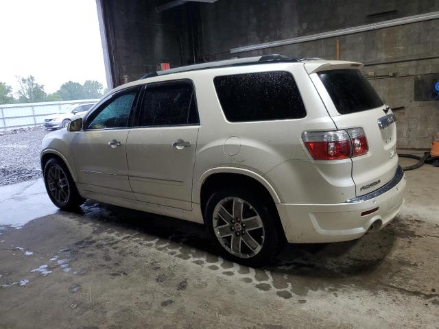 1GKKVTED6CJ194415 - 2012 GMC ACADIA DENALI WHITE photo 2