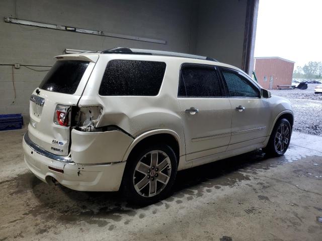 1GKKVTED6CJ194415 - 2012 GMC ACADIA DENALI WHITE photo 3