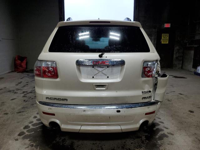 1GKKVTED6CJ194415 - 2012 GMC ACADIA DENALI WHITE photo 6