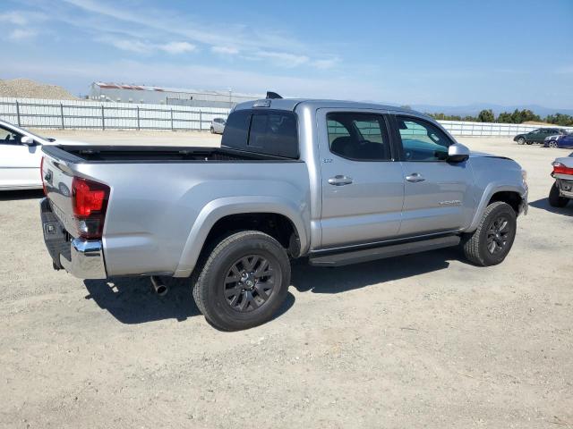 3TMAZ5CN3MM153778 - 2021 TOYOTA TACOMA DOUBLE CAB SILVER photo 3
