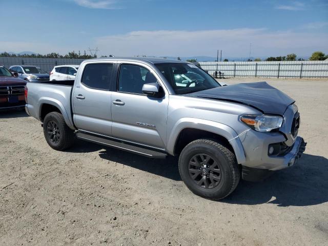 3TMAZ5CN3MM153778 - 2021 TOYOTA TACOMA DOUBLE CAB SILVER photo 4