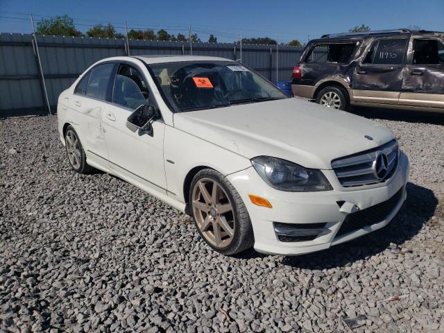 WDDGF4HB5CR231413 - 2012 MERCEDES-BENZ C 250 WHITE photo 4