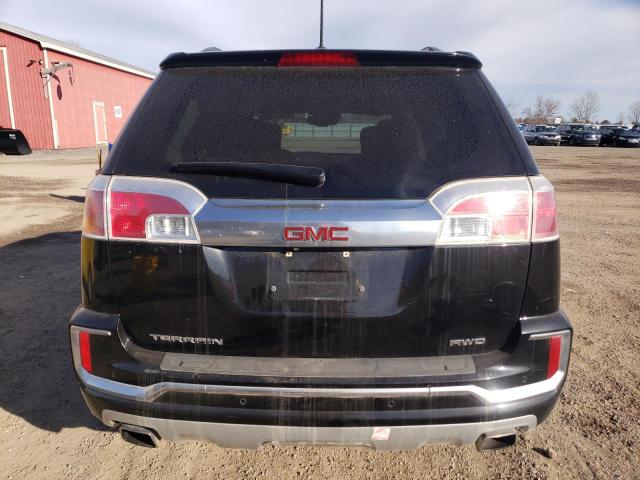 2GKFLVE31G6221078 - 2016 GMC TERRAIN DENALI BLACK photo 6