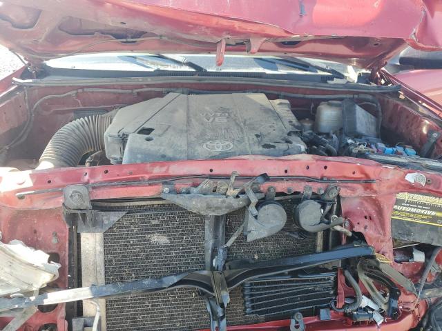 3TMLU4EN6BM075329 - 2011 TOYOTA TACOMA DOUBLE CAB Красный фото 11