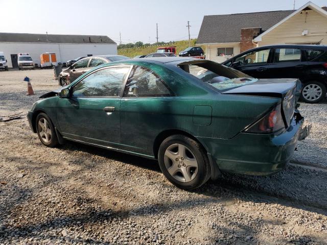 1HGEM22511L074091 - 2001 HONDA CIVIC LX მწვანე ფოტო 2