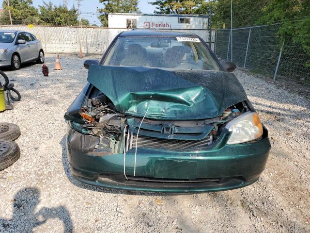 1HGEM22511L074091 - 2001 HONDA CIVIC LX მწვანე ფოტო 5