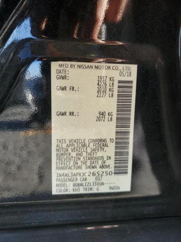 1N4AL3APXJC265250 - 2018 NISSAN ALTIMA 2.5 黑色 照片 13