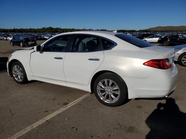 JN1BY1ARXDM603172 - 2013 INFINITI M37 X WHITE photo 2