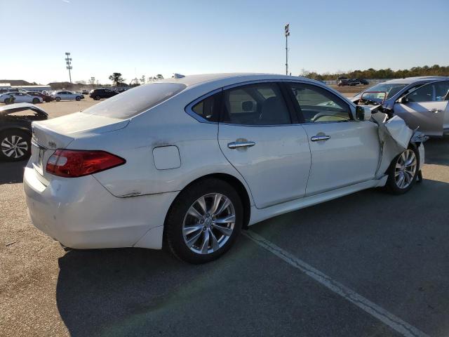 JN1BY1ARXDM603172 - 2013 INFINITI M37 X WHITE photo 3