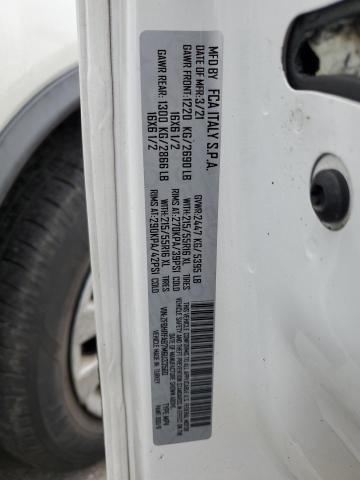 ZFBHRFAB7M6U33560 - 2021 RAM PROMASTER თეთრი ფოტო 13