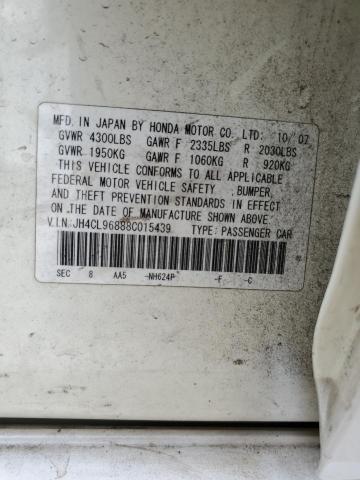JH4CL96888C015439 - 2008 ACURA TSX WHITE photo 13