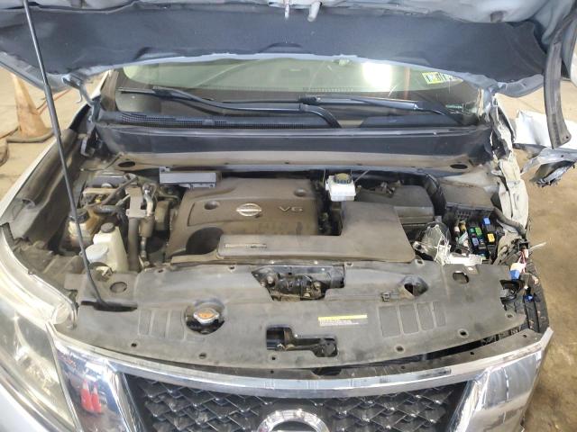 5N1AR2MM1FC700437 - 2015 NISSAN PATHFINDER S SILVER photo 12