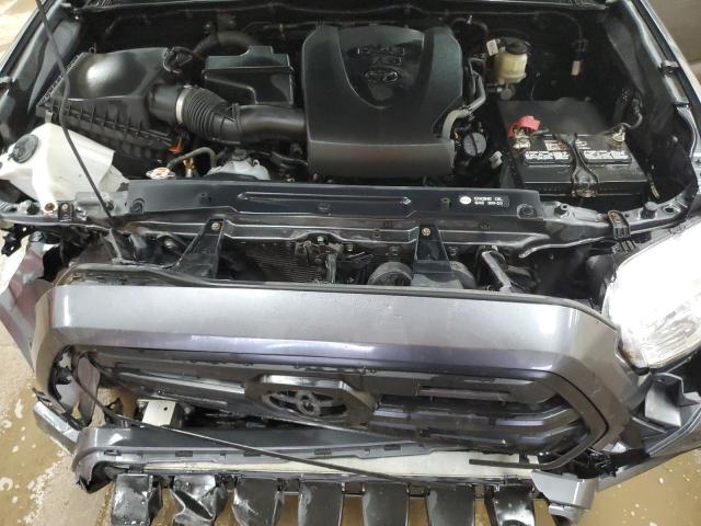 3TMCZ5AN1HM114673 - 2017 TOYOTA TACOMA DOUBLE CAB GRAY photo 11