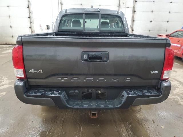 3TMCZ5AN1HM114673 - 2017 TOYOTA TACOMA DOUBLE CAB GRAY photo 6