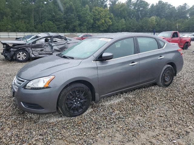 3N1AB7AP0FY332931 - 2015 NISSAN SENTRA S GRAY photo 1