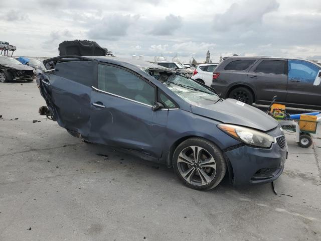 KNAFX4A85E5154728 - 2014 KIA FORTE EX BLUE photo 4