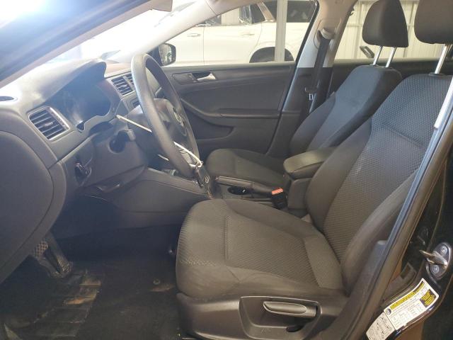 3VW2K7AJXEM210108 - 2014 VOLKSWAGEN JETTA BASE BLACK photo 7