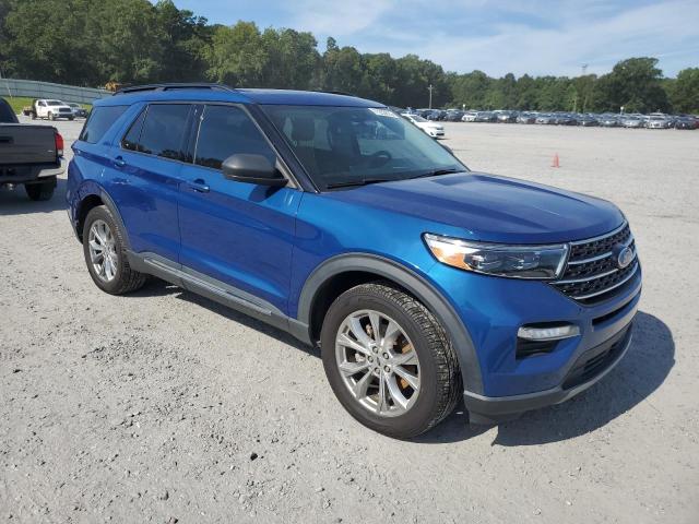 1FMSK8DHXMGA32402 - 2021 FORD EXPLORER XLT Կապույտ լուսանկար 4