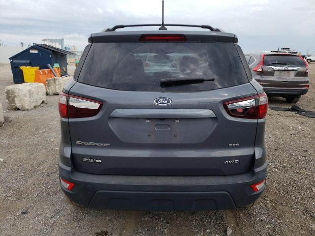 MAJ6P1CL5JC232021 - 2018 FORD ECOSPORT SES Сірий фото 6