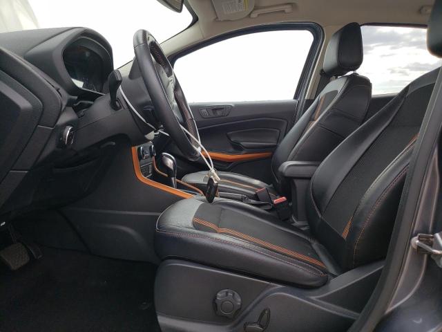 MAJ6P1CL5JC232021 - 2018 FORD ECOSPORT SES Сірий фото 7