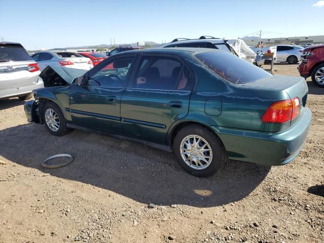 2HGEJ6616YH501618 - 2000 HONDA CIVIC BASE GREEN photo 2