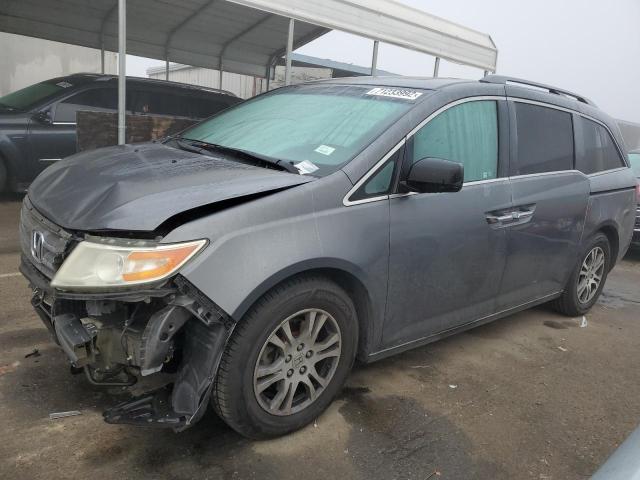 5FNRL5H60CB085500 - 2012 HONDA ODYSSEY EXL GRAY photo 1