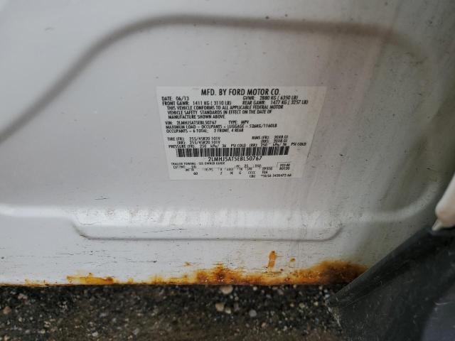 2LMHJ5AT5EBL50767 - 2014 LINCOLN MKT WHITE photo 13