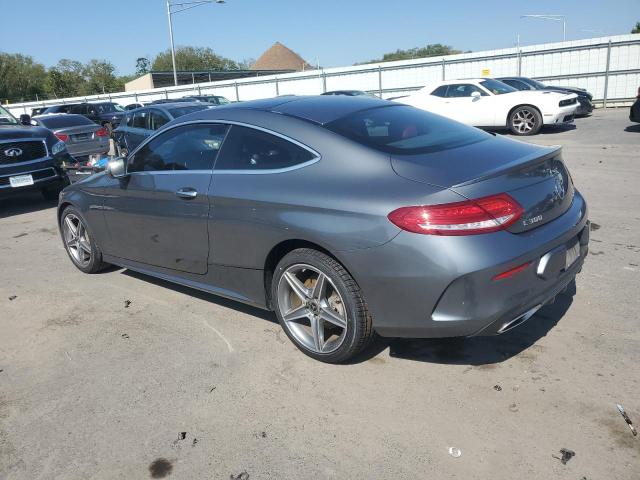 WDDWJ4KB0JF691239 - 2018 MERCEDES-BENZ C 300 4MATIC GRAY photo 2