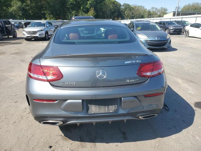 WDDWJ4KB0JF691239 - 2018 MERCEDES-BENZ C 300 4MATIC GRAY photo 6