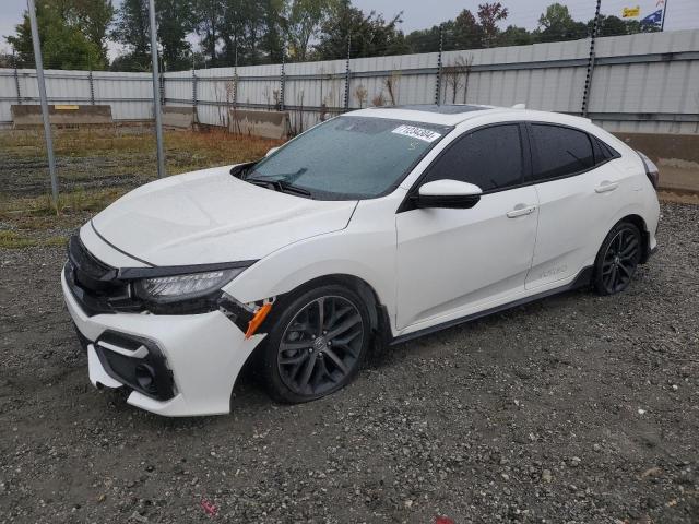 SHHFK7H96LU225785 - 2020 HONDA CIVIC SPORT TOURING WHITE photo 1