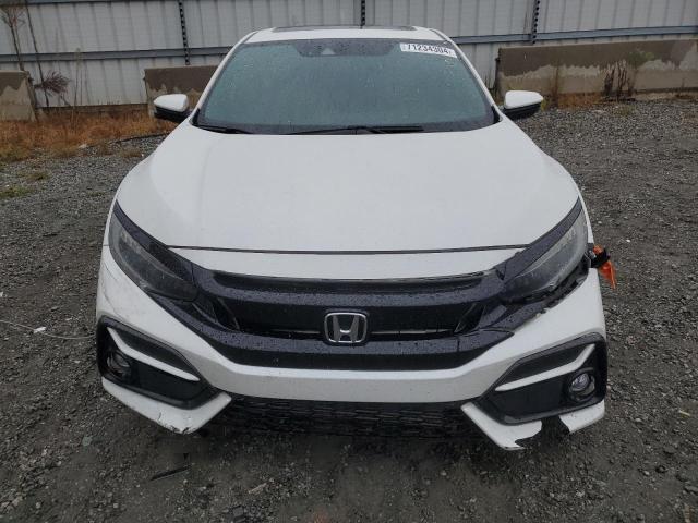SHHFK7H96LU225785 - 2020 HONDA CIVIC SPORT TOURING WHITE photo 5