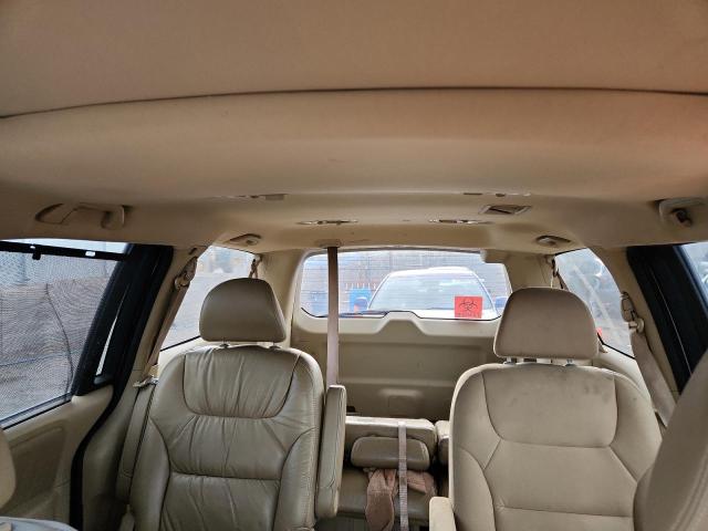 5FNRL38609B411499 - 2009 HONDA ODYSSEY EXL WHITE photo 10