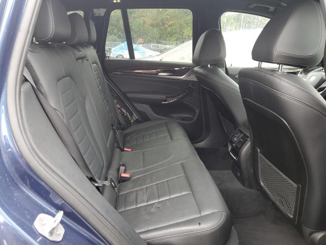 5UXTR9C57KLD96512 - 2019 BMW X3 XDRIVE30I BLUE photo 11