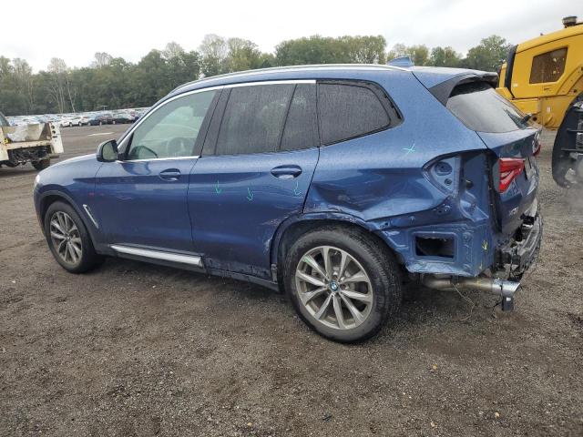 5UXTR9C57KLD96512 - 2019 BMW X3 XDRIVE30I BLUE photo 2