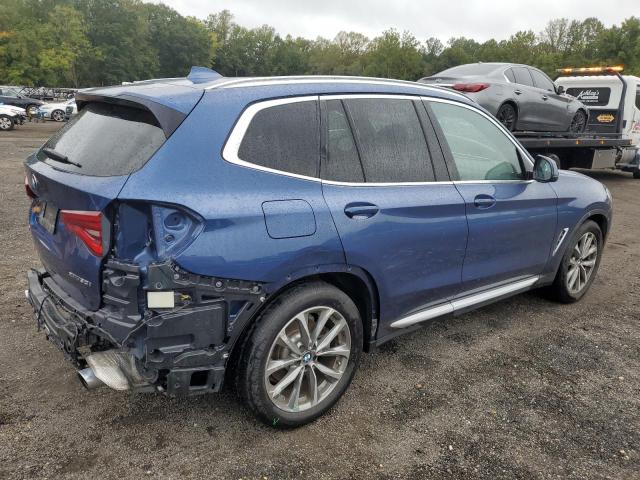 5UXTR9C57KLD96512 - 2019 BMW X3 XDRIVE30I BLUE photo 3