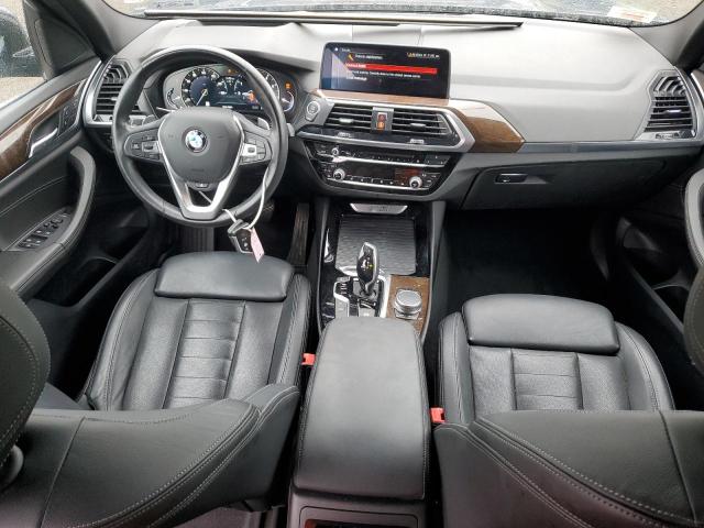 5UXTR9C57KLD96512 - 2019 BMW X3 XDRIVE30I BLUE photo 8
