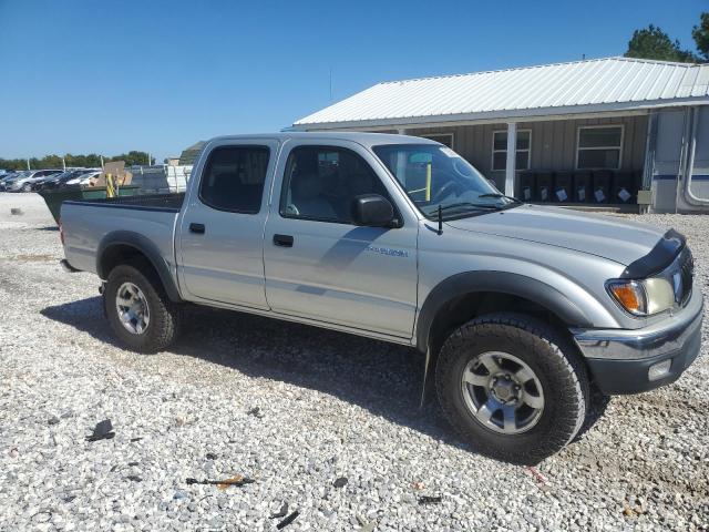 5TEGN92N32Z069393 - 2002 TOYOTA TACOMA DOUBLE CAB PRERUNNER SILVER photo 4