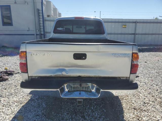 5TEGN92N32Z069393 - 2002 TOYOTA TACOMA DOUBLE CAB PRERUNNER SILVER photo 6