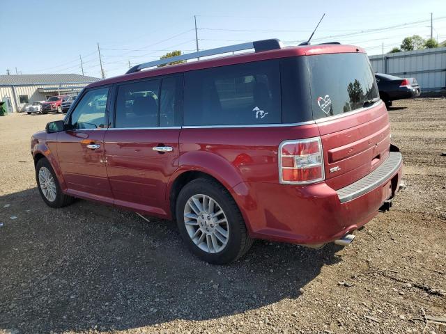 2FMHK6C84KBA36725 - 2019 FORD FLEX SEL RED photo 2