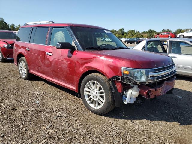 2FMHK6C84KBA36725 - 2019 FORD FLEX SEL RED photo 4