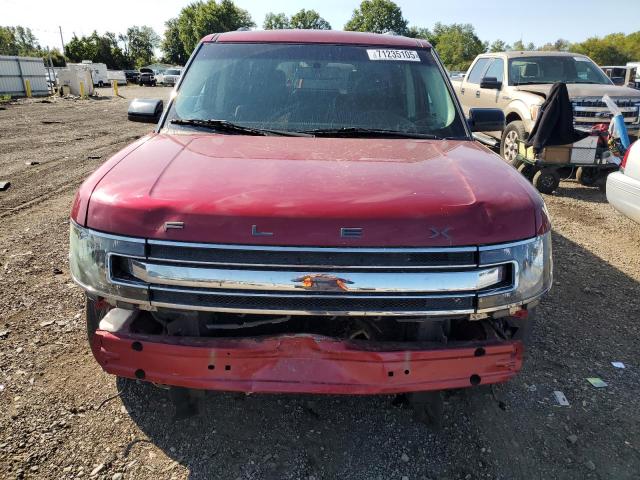 2FMHK6C84KBA36725 - 2019 FORD FLEX SEL RED photo 5